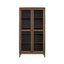 Display Cabinet - Latte / Peppercorn