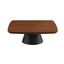 Duncan - 2 Piece Coffee Table Set With Sculpted Bases - Walnut