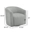 Alexa - Barrel Swivel Chair - Gray