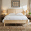 Classic Platform Bed Frame With Panel Headboard