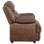 Worthington - Padded Arm Accent Chair - Dark Brown