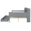 Daybed With 3 Drawers USB Ports And Desk