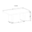 Susan - Dining Table Set With Base - Gray