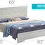 Chic Elegantly Designed Transitional Bed