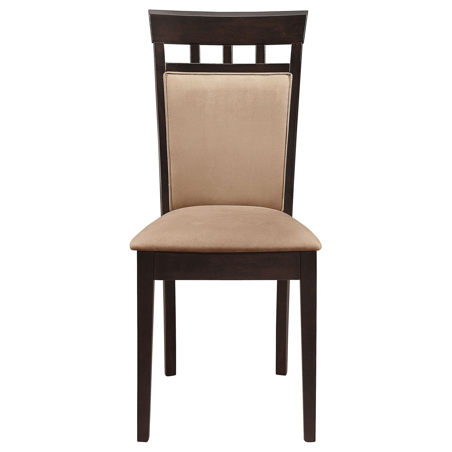 Gabriel - Oval 7 Piece Dining Set With Chairs - Cappuccino