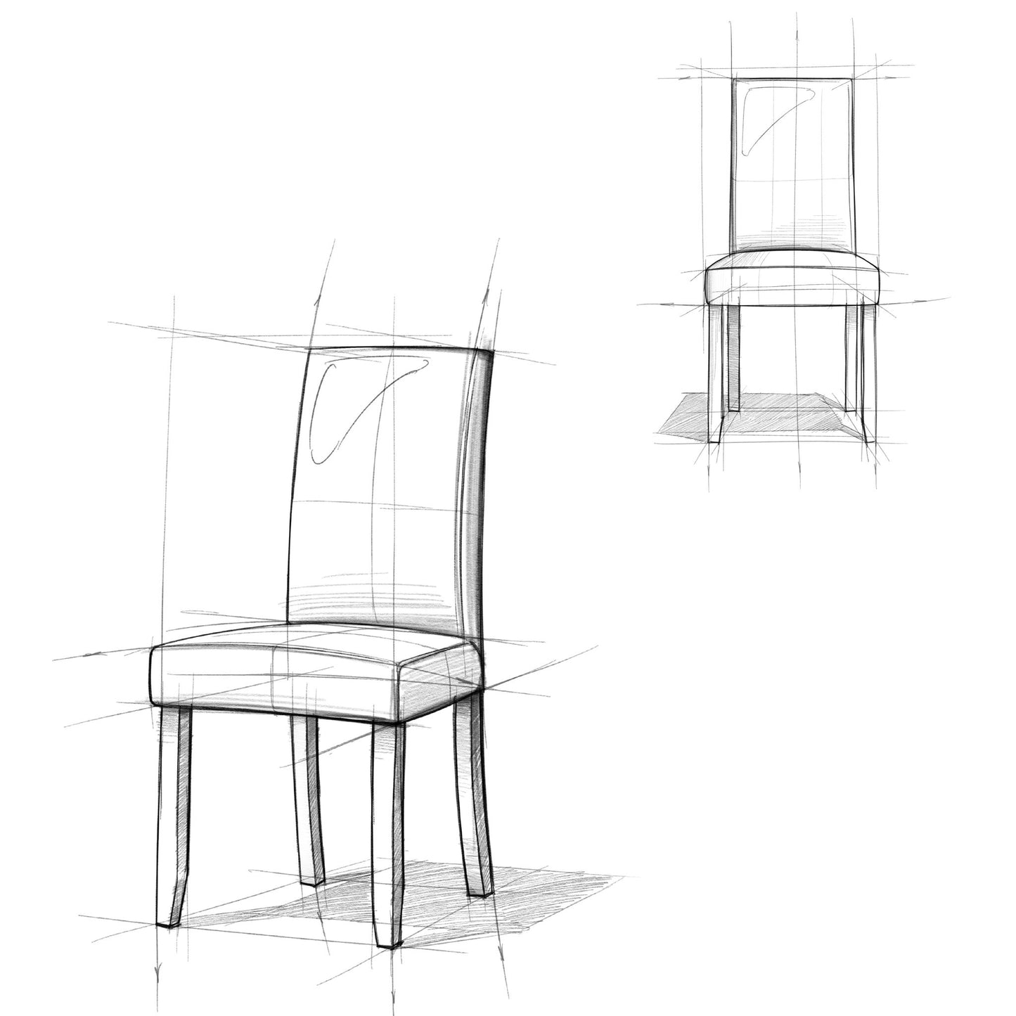 Acadian - Parson Dining Chair (Set of 2) - Distressed Black