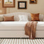 Upholstered Daybed With Storage Armrests, Trundle And Latest Integrated tooth Audio System