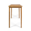 Outdoor Minimalist Acacia Wood Rectangle Bar Table