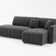 Jessica - Lamb Wool Sectional Sofa With Chaise