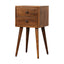 Mini 2 Drawer Nightstand
