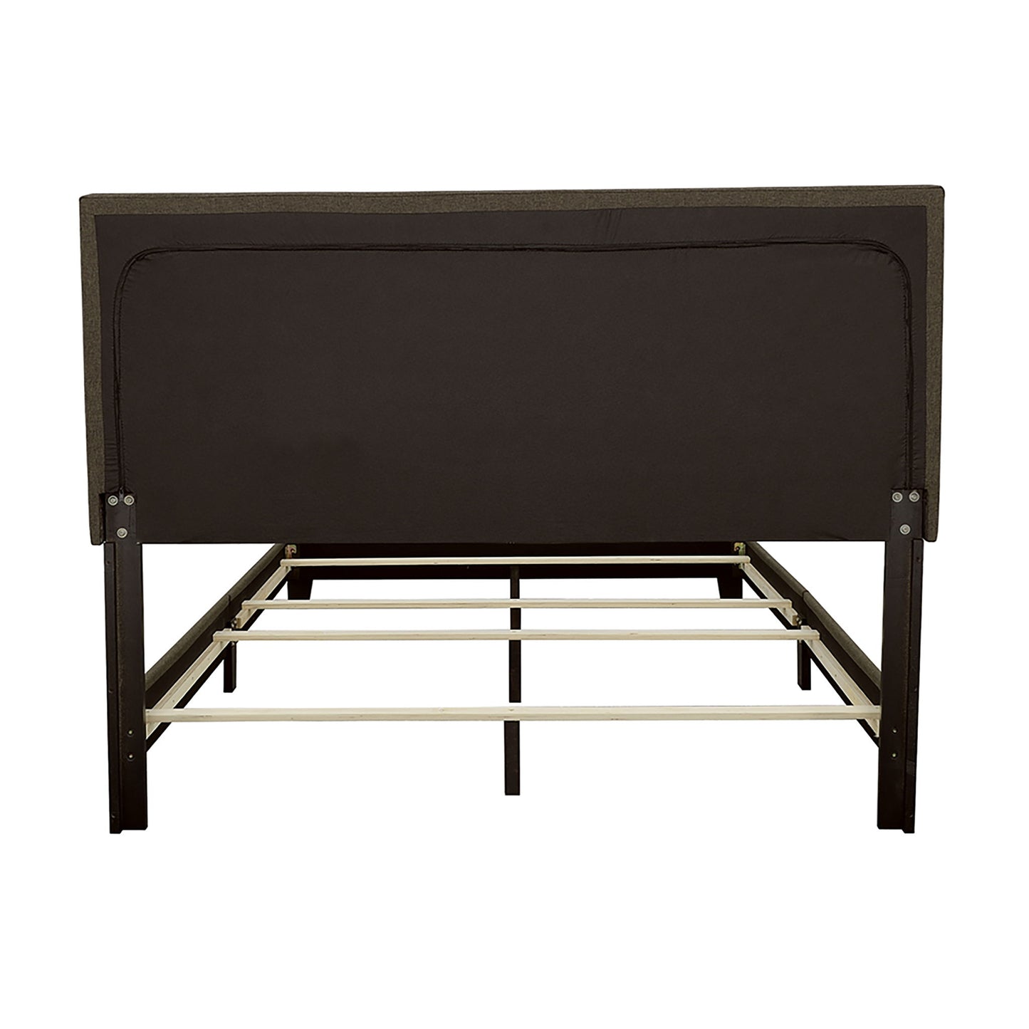 Queen Bed With Nailhead Trim - Charcoal