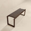 Christina - Bench - Cognac / Dark Brown / Tan