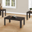 Table Set, Coffee, End, Side, Accent For Living Room, Transitional (Set of 3) - Oak