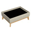 Reversible Tray Ottoman - Tan