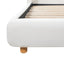 Modern Upholstered Bed Frame With Wingback Headboard
