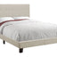Bed, Upholstered, Frame Only, Transitional