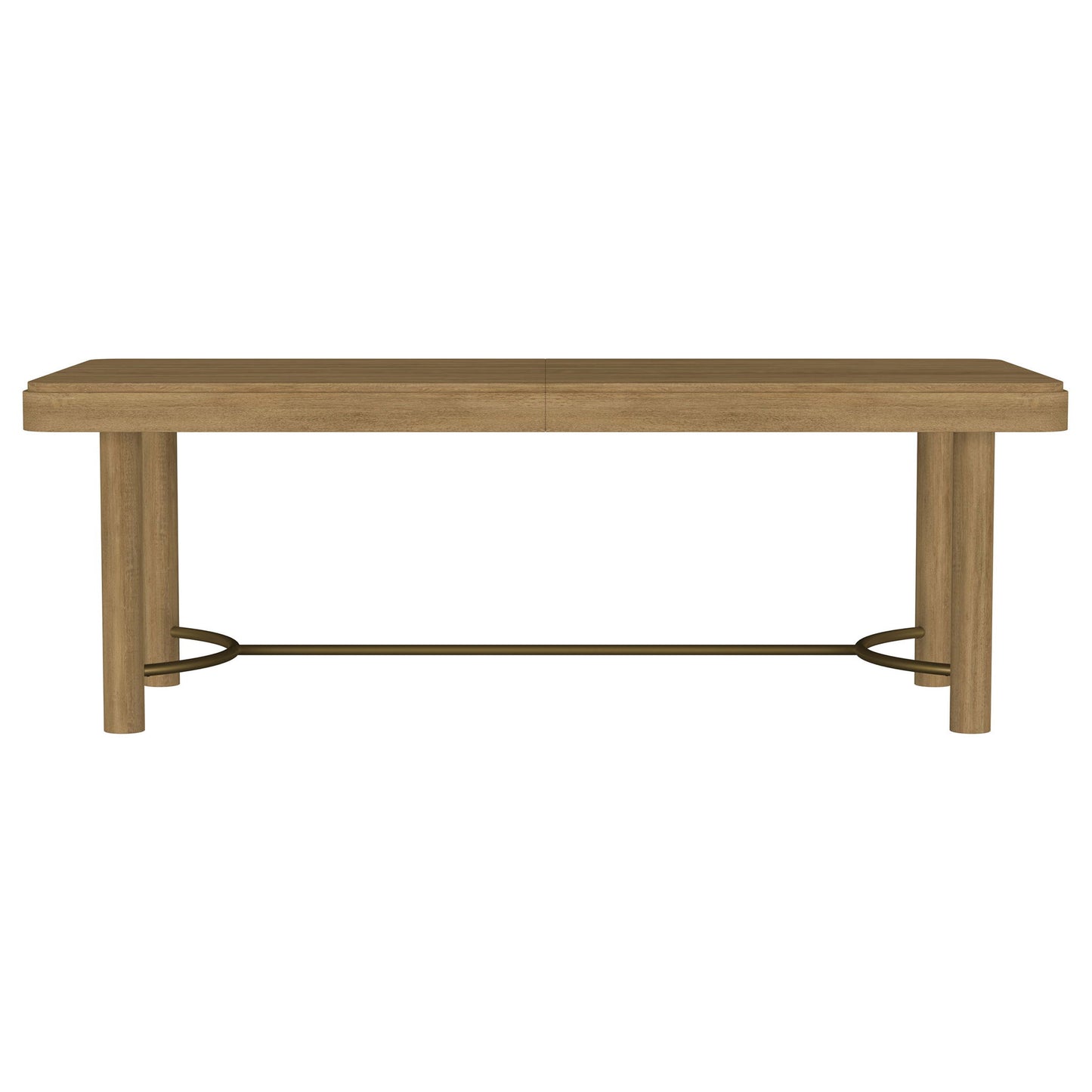 Benson - Extension Leaf Dining Table With Trestle Base - Sand