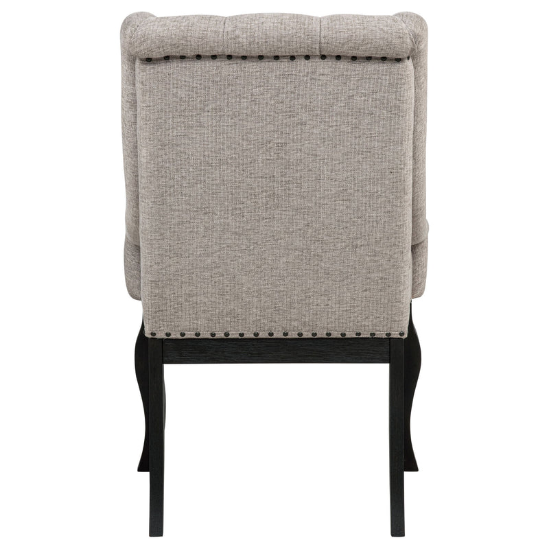 Kinzler - Arm Chair (Set of 2) - Tan / Black