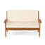 Outdoor Chat Set With Coffee Table And Loveseat