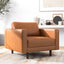 Catherine - Lounge Chair - Brown / Tan