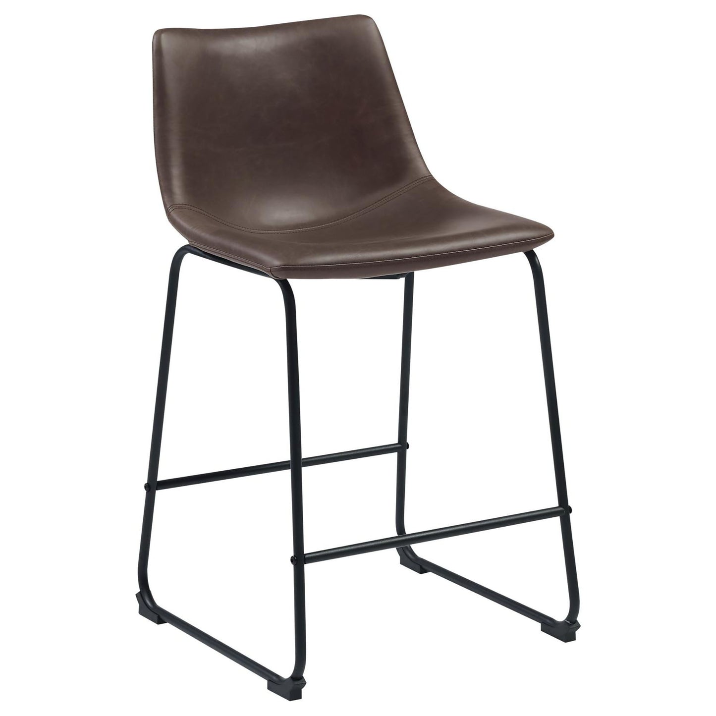 Armless Counter Height Stools (Set of 2) - Brown