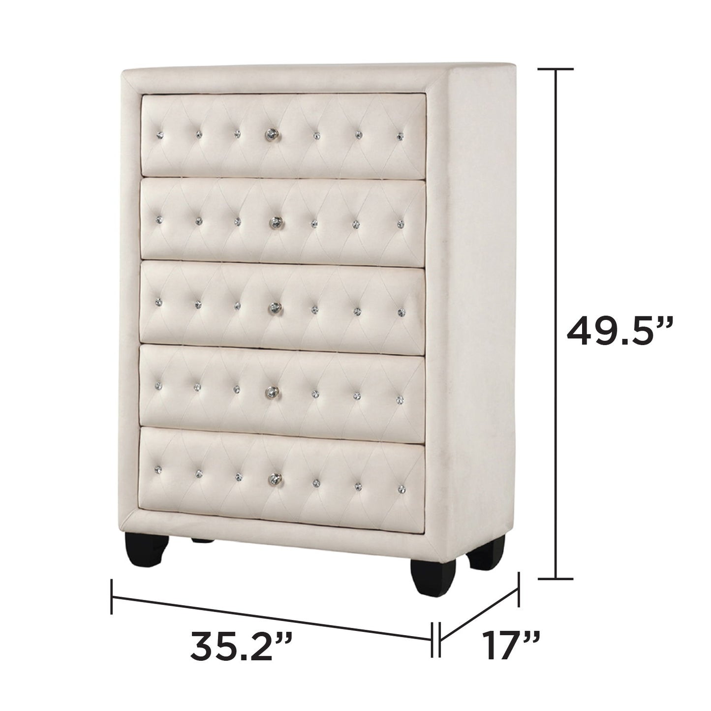 Sophia - 5 Drawer Chest