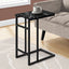 Accent Table, C - Shaped, Modern Design - Black