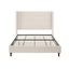 Peyton - Upholstered Bed With 54" High Headboard, Traditional Hand Buttoned Tufting
