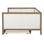 Full Size Daybed With Trundle And Nailhead Decoration - Wood