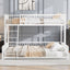Bunk Bed With Ladder And Safety Guardrails