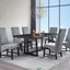 Kini - 7 Pieces Dining Room Set - Black
