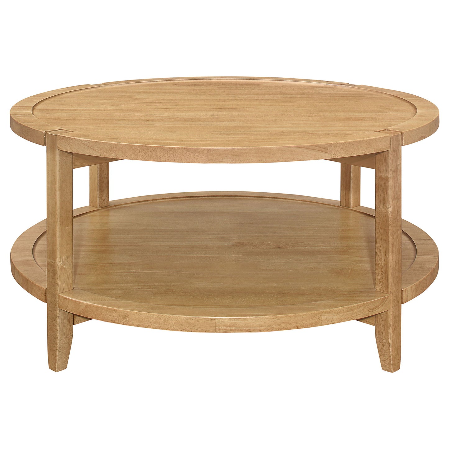 Isbell - Round Table With Storage Shelf