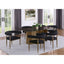Crofton - Upholstered Dining Arm Chair (Set of 2) - Black