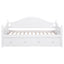 Twin Daybed With Trundle Storage Bed - White