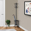 Coat Rack, Hall Tree, Free Standing, 8 Hooks, Entryway, Umbrella Holder, Transitional - Black