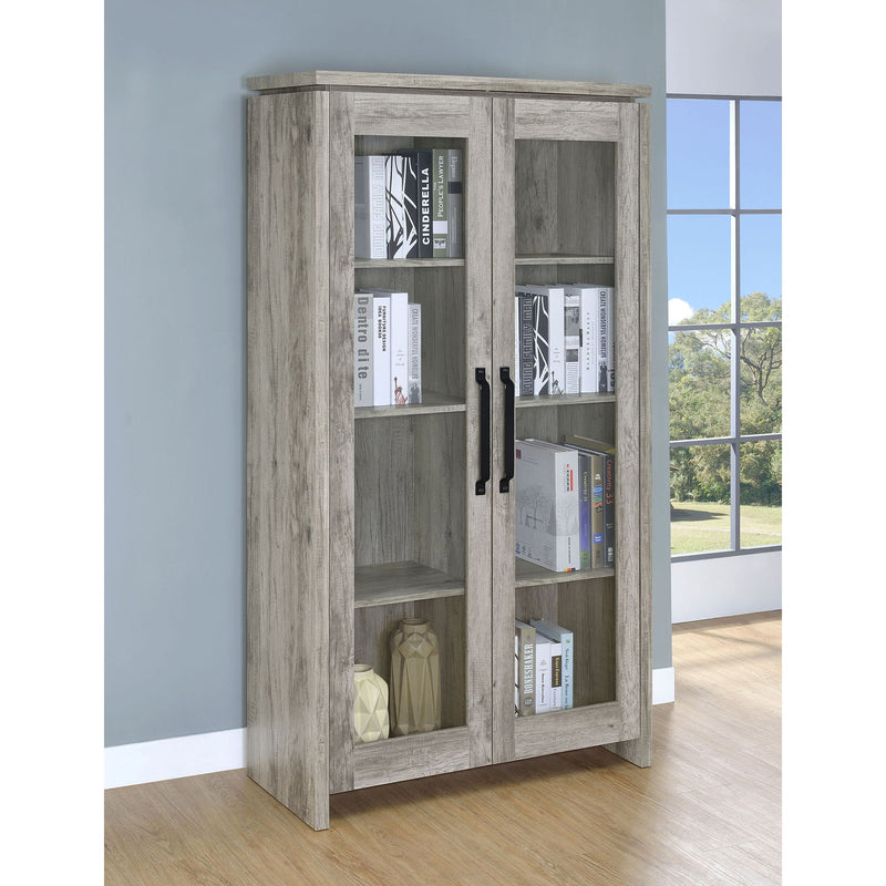 Myerson - 2 Door Tall Cabinet - Gray