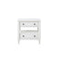 Open Nightstand With 2 Drawers