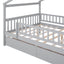 House Bed With 2 Drawers