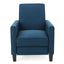 Upholstered Push Back Recliner Chair For Living Room