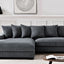 Luxe - Oversized 2 Piece Sectional Couches For Living Room, L Shaped Sofa With Chaise