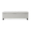 Upholstered Storage Ottoman Bench, Foot Rest For Bedroom