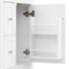 Modern Bathroom Vanity With Sink, Soft Close Drawers & Door, Storage Rack
