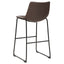 Armless Bar Stool (Set of 2) - Brown