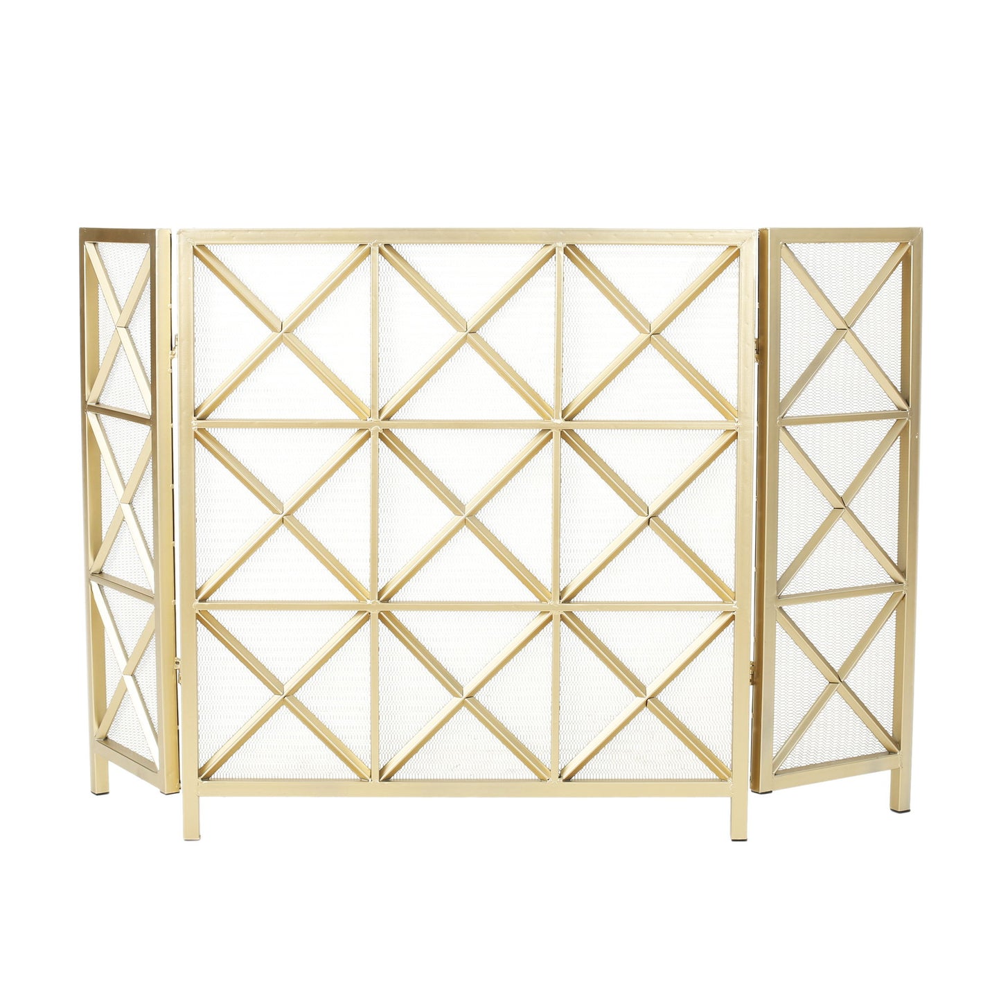 Margaret - 3 Panel Fireplace Screen Iron