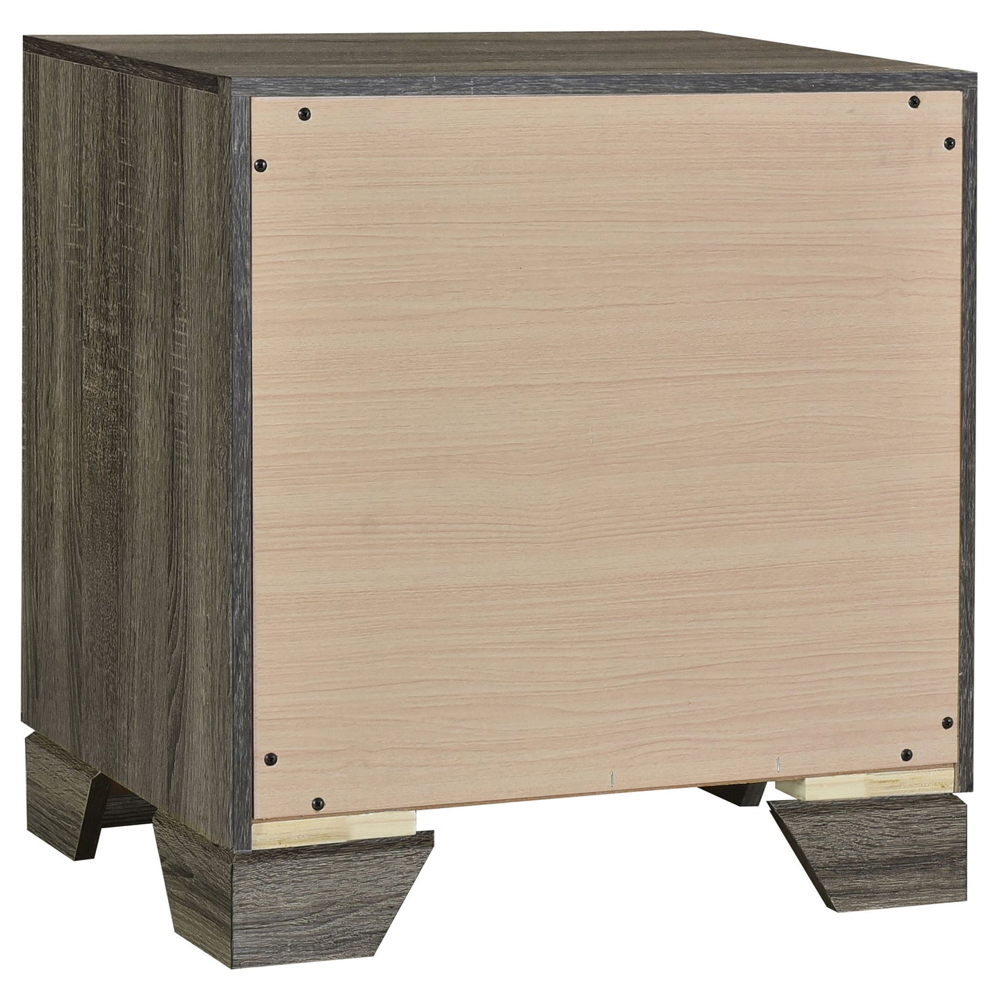 Funston - 4 Piece Queen Bedroom Set With Upholstered Headboard - Oak