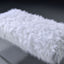 Bagley II - Faux Fur Bench - White / Gold
