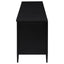Kenneth - 4 Door TV Stand - Black