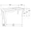 Amarillo - Rectangular Counter Height Dining Table - Rustic Brown