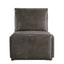 Metier - Power Motion Recliner - Gray / Aluminum