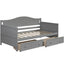 Wooden Daybed, Sofa Bed, No Box Spring Needed